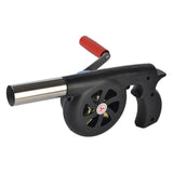 Max Hand Crank BBQ Campfire Air Blower For Outdoor Barbecue and Picnic Camping