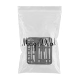 Max Grill Tools Stainless Steel Shovel Fork Tongs Barbecue Utensil Set 18Pcs Set