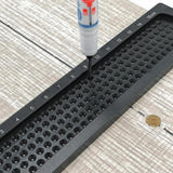 Max Aluminum Alloy Woodworking Scriber T Shaped  Ruler Hole Marking Tool-5-159mm