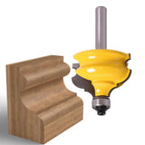 Max 8mm Shank Woodworking Architectural Molding Router Bit for DIY projects Tool