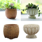 Max European micro landscape imitation multi-material mini succulent plant pot A