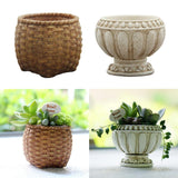 Max European micro landscape imitation multi-material mini succulent plant pot A