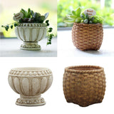 Max European micro landscape imitation multi-material mini succulent plant pot A