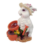 Max Rabbit Shaped Home Decoration Succulent Flower Pots White Rabbit