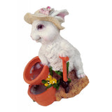 Max Rabbit Shaped Home Decoration Succulent Flower Pots White Rabbit