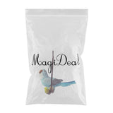 Max Hanging Parrot Statue Sculpture On Iron Round Ring  E