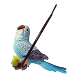 Max Hanging Parrot Statue Sculpture On Iron Round Ring  E