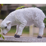 Max Artificial Animals Statue Fake Goat Figurines Home Garden Decor Standing