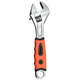 Max Alloy Steel Plumbing Adjustable Spanner Wrench Rubber Grip 8 in