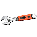 Max Alloy Steel Plumbing Adjustable Spanner Wrench Rubber Grip 8 in
