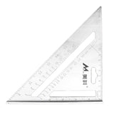Max Metric 18cm Aluminum alloy 45 degree square ruler A