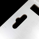 Max Metric 18cm Aluminum alloy 45 degree square ruler A