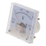 Max DC Voltmeter Analog Panel Voltage Gauge Volt Meter 2.5% Error 0-300V