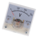 Max DC Voltmeter Analog Panel Voltage Gauge Volt Meter 2.5% Error 0-300V