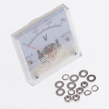 Max DC Voltmeter Analog Panel Voltage Gauge Volt Meter 2.5% Error 0-300V