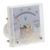 Max DC Voltmeter Analog Panel Voltage Gauge Volt Meter 2.5% Error 0-450V