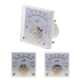Max DC Ammeter Analog Panel Meter Amp Meter Current Gauge Pointer Type 50uA