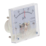 Max DC Ammeter Analog Panel Meter Amp Meter Current Gauge Pointer Type 50uA