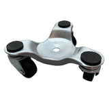 Max Maxb Iron Triangular Home Moving Tools Furniture Roller Mover Set Yellow