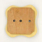 Max Wooden Sauna Room Thermometer and Hygrometer Flower Shaped