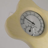 Max Wooden Sauna Room Thermometer and Hygrometer Flower Shaped