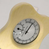 Max Wooden Sauna Room Thermometer and Hygrometer Flower Shaped