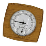 Max Wooden Sauna Room Thermometer and Hygrometer Wood