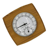 Max Wooden Sauna Room Thermometer and Hygrometer Wood