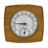 Max Wooden Sauna Room Thermometer and Hygrometer Wood