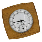 Max Wooden Sauna Room Thermometer and Hygrometer Wood