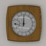 Max Wooden Sauna Room Thermometer and Hygrometer Wood