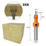Max Maxb 8mm Shank Countersink Drill Bits Woodworking Chamfer Counter Bits 3.0mmx8mm