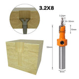 Max Maxb 8mm Shank Countersink Drill Bits Woodworking Chamfer Counter Bits 3.2mmx8mm