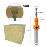 Max Maxb 8mm Shank Countersink Drill Bits Woodworking Chamfer Counter Bits 4.0mmx8mm