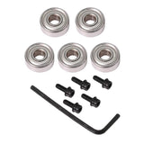 Max Maxb Router Bit Top and Shank Bearings Accessory 5pcs Inner 4.76mm Outer 12.7mm