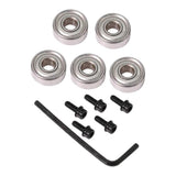Max Maxb Router Bit Top and Shank Bearings Accessory 5pcs Inner 4.76mm Outer 12.7mm