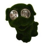 Max Maxb Resin Flocking Animal Figurines Solar LED Garden Lights Lawn Ornament Dog