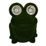 Max Maxb Resin Flocking Animal Figurines Solar LED Garden Lights Lawn Ornament Frog
