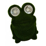 Max Maxb Resin Flocking Animal Figurines Solar LED Garden Lights Lawn Ornament Frog