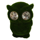 Max Maxb Resin Flocking Animal Figurines Solar LED Garden Lights Lawn Ornament Owl