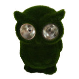 Max Maxb Resin Flocking Animal Figurines Solar LED Garden Lights Lawn Ornament Owl