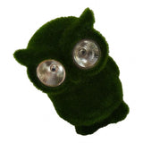 Max Maxb Resin Flocking Animal Figurines Solar LED Garden Lights Lawn Ornament Owl