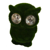 Max Maxb Resin Flocking Animal Figurines Solar LED Garden Lights Lawn Ornament Owl