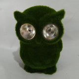 Max Maxb Resin Flocking Animal Figurines Solar LED Garden Lights Lawn Ornament Owl