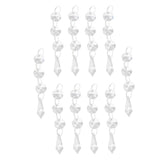Max 10pcs Christmas Drops Teadrop Festival Party Xmas Tree Hanging Decor Pendant