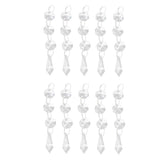 Max 10pcs Christmas Drops Teadrop Festival Party Xmas Tree Hanging Decor Pendant