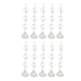Max 10PCS Christmas Drops Diamond Festival Party Xmas Tree Hanging Decor Pendant