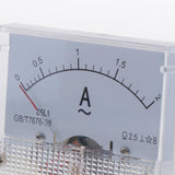 Maxbell Accurate 85L1 AC Analog Panel Ammeter Gauge Ampere Current Meter 0-2A