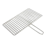 Max Outdoor Stainless BBQ Barbecue Grilling Basket Fish Vege 24x39cm - Vertical