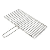 Max Outdoor Stainless BBQ Barbecue Grilling Basket Fish Vege 24x39cm - Vertical
